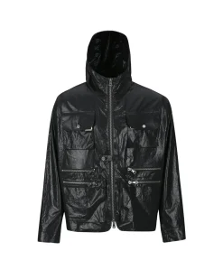Andersson Bell Milano Hooded Jacket Awa531M(Black)-Men Outerwear