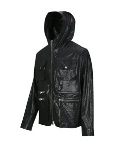 Andersson Bell Milano Hooded Jacket Awa531M(Black)-Men Outerwear