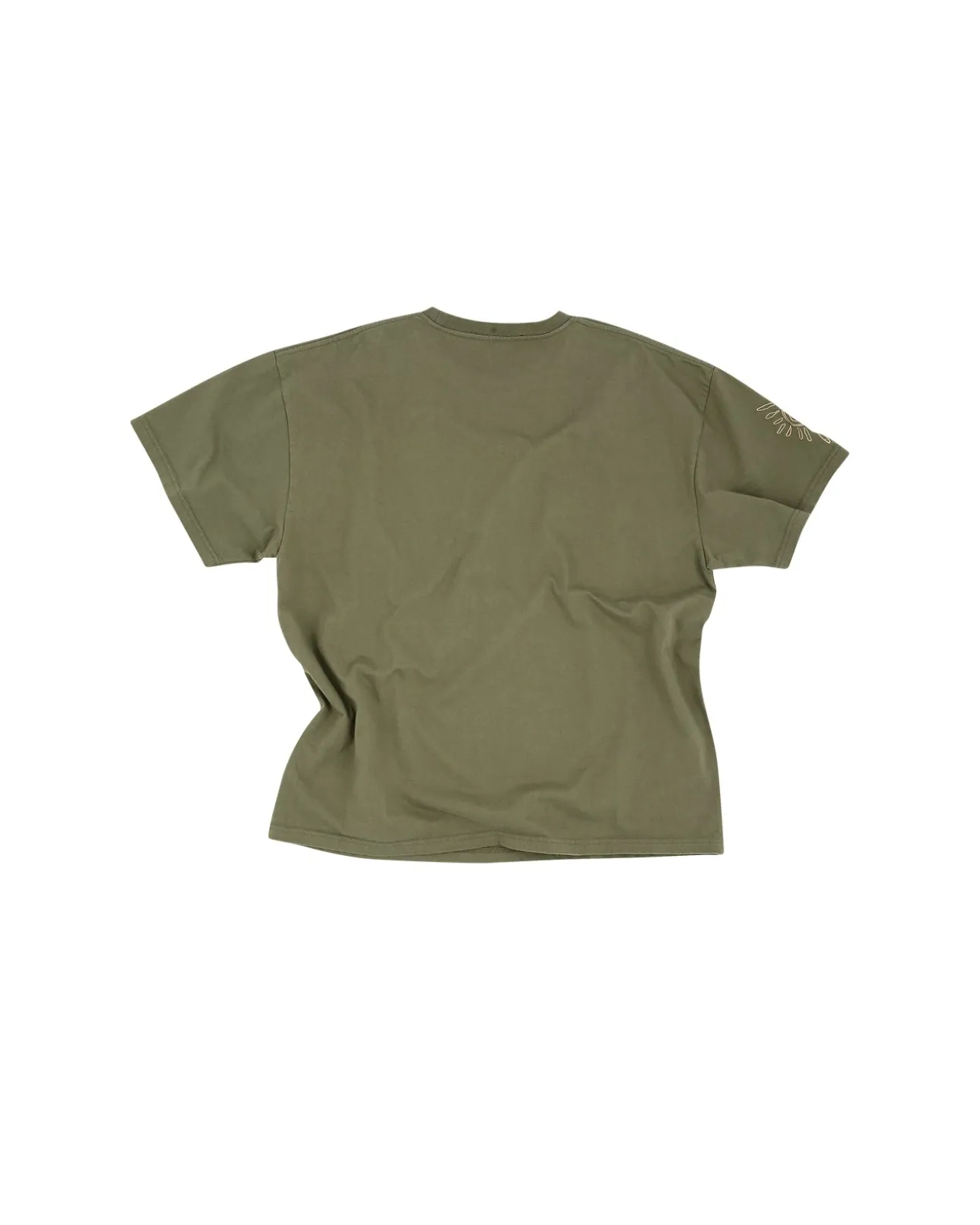 Andersson Bell Mushroom Embroidery Panel T-Shirt Atb964M(Khaki)-Men T-Shirts