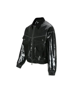 Andersson Bell Ortega 23 Bomber Jacket Awa506M(Black)-Men Outerwear