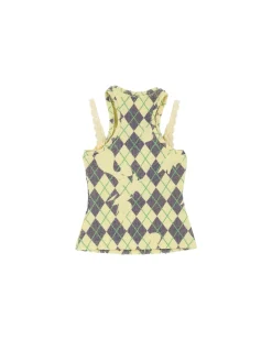 Andersson Bell Puffy Heart Saver Sleeveless Top Atb932W(Lemon)-Women Tops
