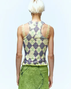 Andersson Bell Puffy Heart Saver Sleeveless Top Atb932W(Lemon)-Women Tops