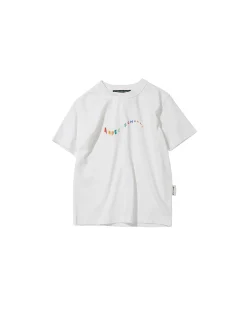 Andersson Bell Rainbow Flow T-Shirts Atb697W(White)-Women Tops