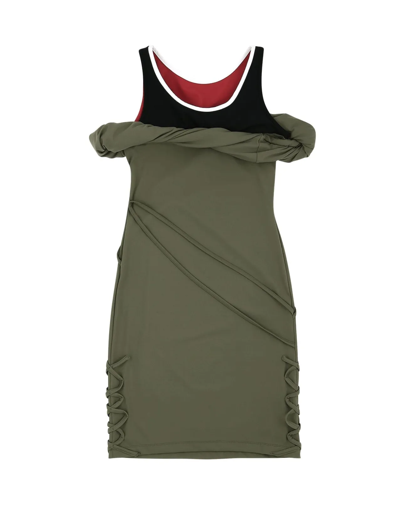 Andersson Bell Rami Soccer Jersey Dress Atb927W(Khaki)-Women Dresses