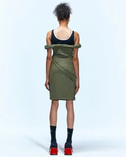 Andersson Bell Rami Soccer Jersey Dress Atb927W(Khaki)-Women Dresses