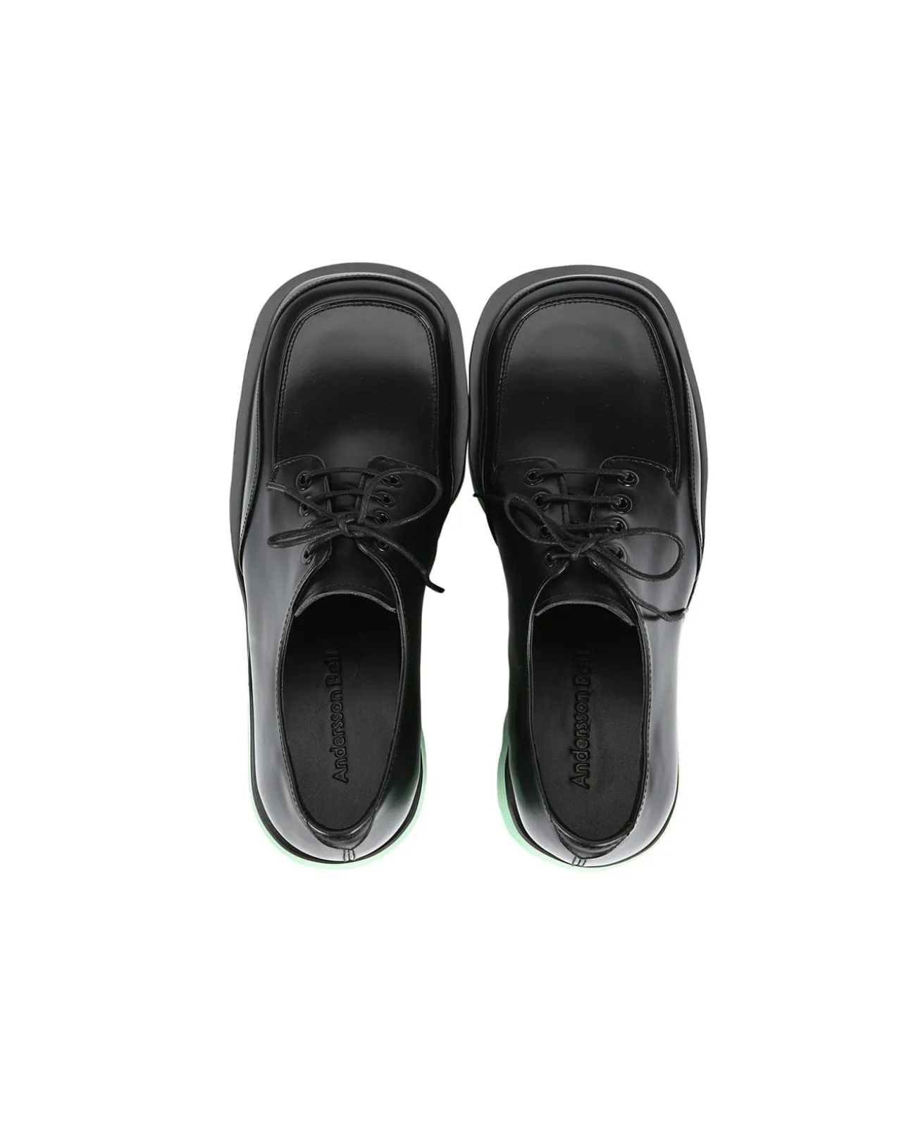 Andersson Bell Square Matine 23 Derby Shoes Aaa327M(Black)-Men Shoes