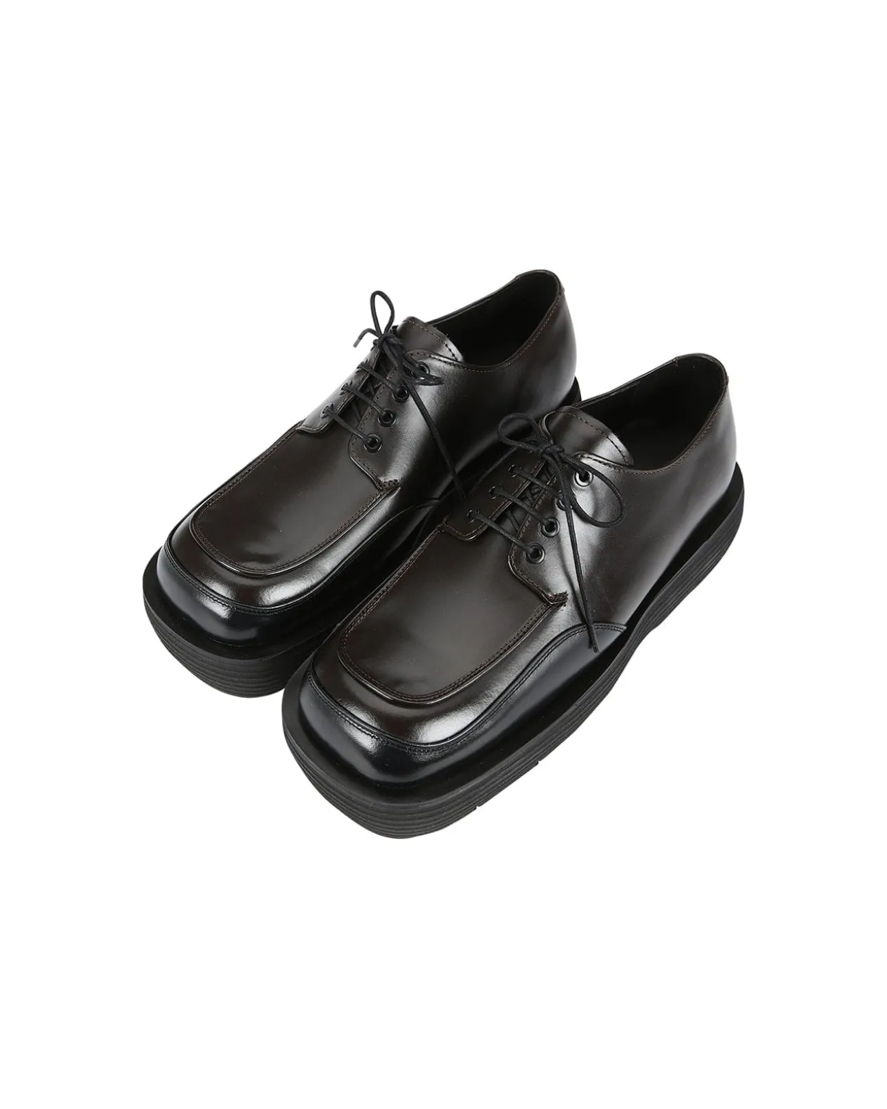 Andersson Bell Square Matine 23 Derby Shoes Aaa327M(Brown)-Men Shoes