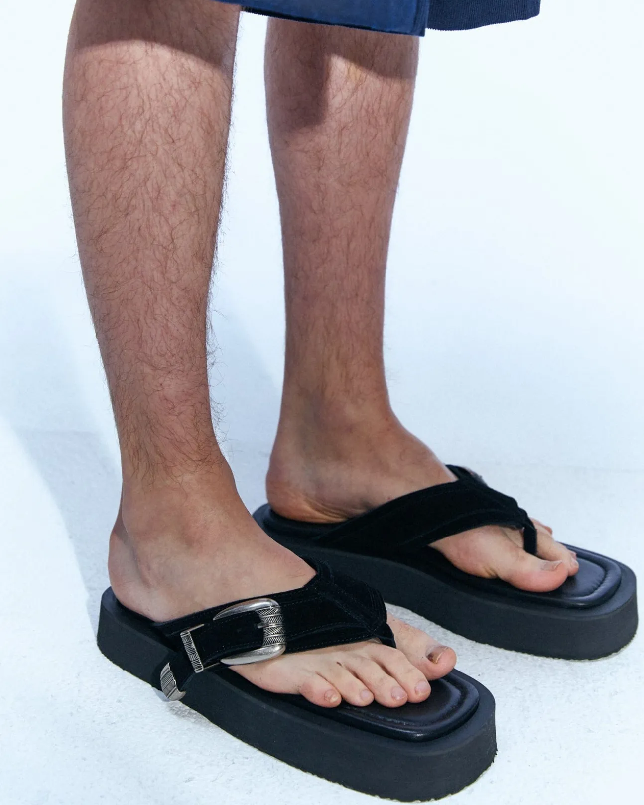 Andersson Bell Tylus Western Flip-Flops Aaa329M(Black)-Men Shoes