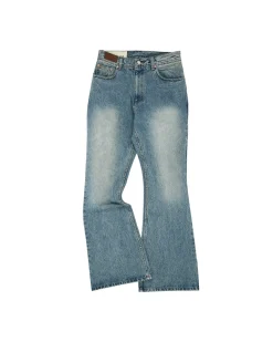 Andersson Bell Vintage Washed Bootscut Jeans Apa579M(Light Blue)-Men Trousers