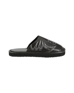 Andersson Bell Western Mule Slippers Aaa338M(Black)-Men Shoes