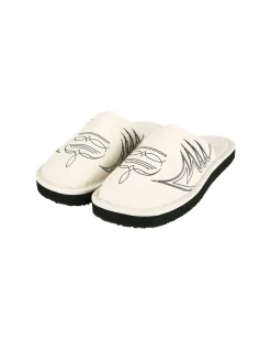 Andersson Bell Western Mule Slippers Aaa338M(White)-Men Shoes