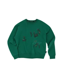 Andersson Bell (Women) (Essential) Unisex Sun Dance Sweatshirt Atb900U(Green)-Women Tops