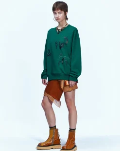 Andersson Bell (Women) (Essential) Unisex Sun Dance Sweatshirt Atb900U(Green)-Women Tops