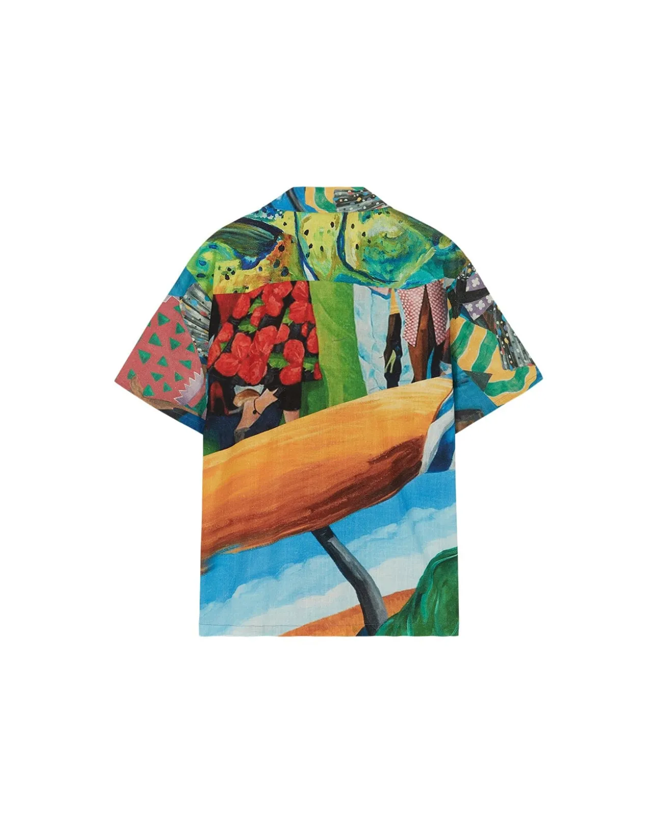 Andersson Bell (Women) Unisex Impressionist Printed Shirt Atb685U(Red)-Women Blouses